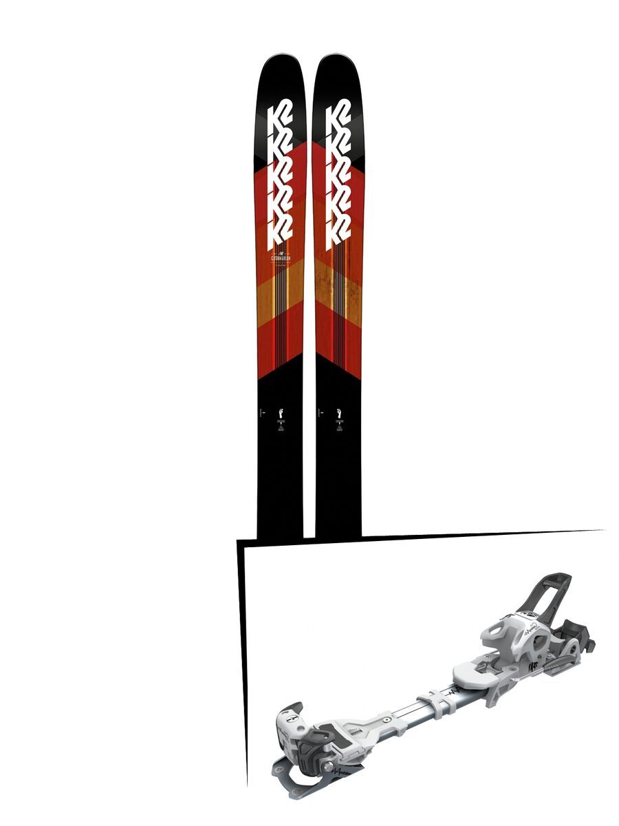 Set: K2 SKI Catamaran 2019 + Tyrolia Ambition 12 AT solid white black - Bild 1