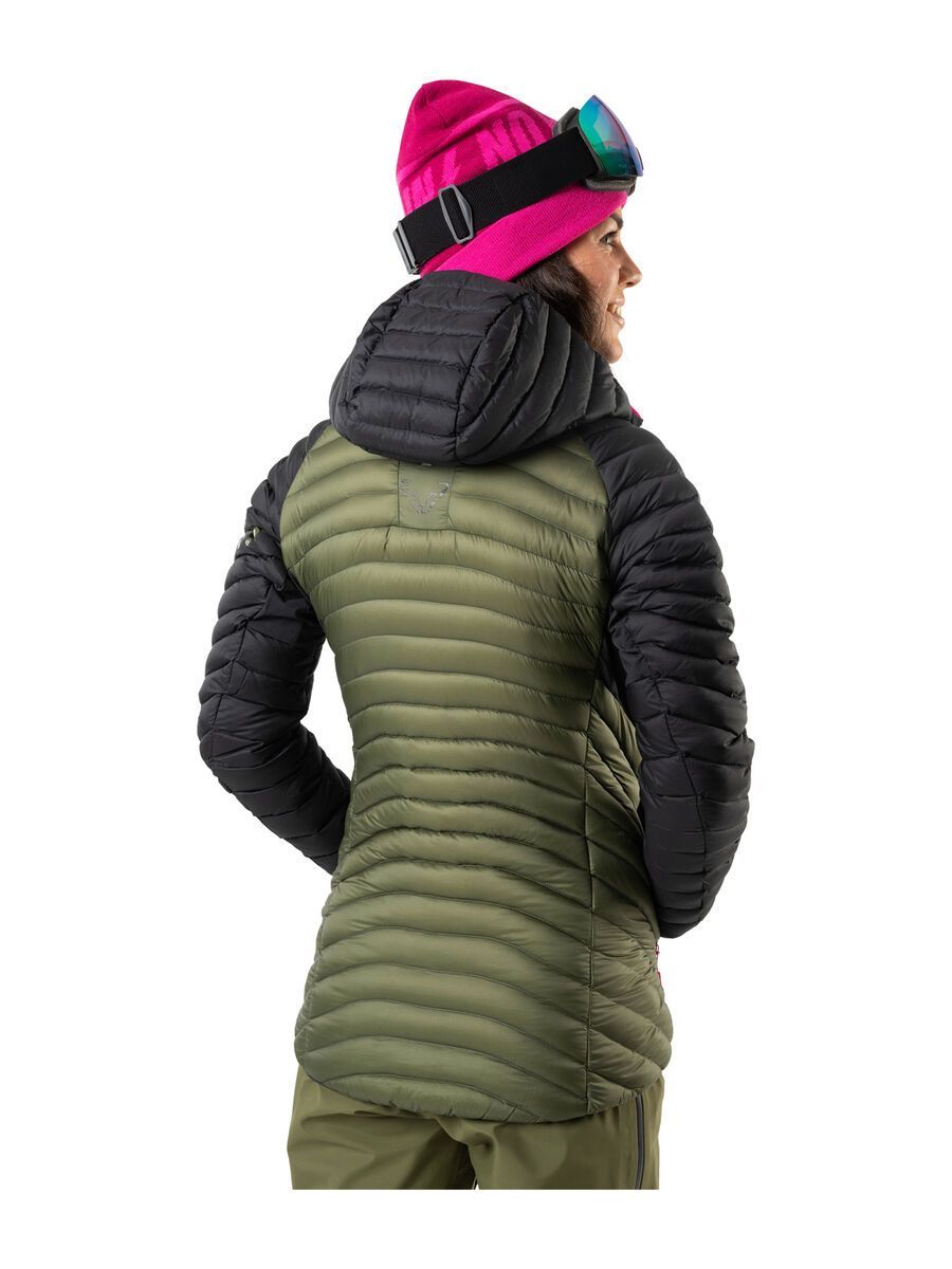 Dynafit Radical Down RDS Kapuzenjacke Damen, winter moss - Bild 3