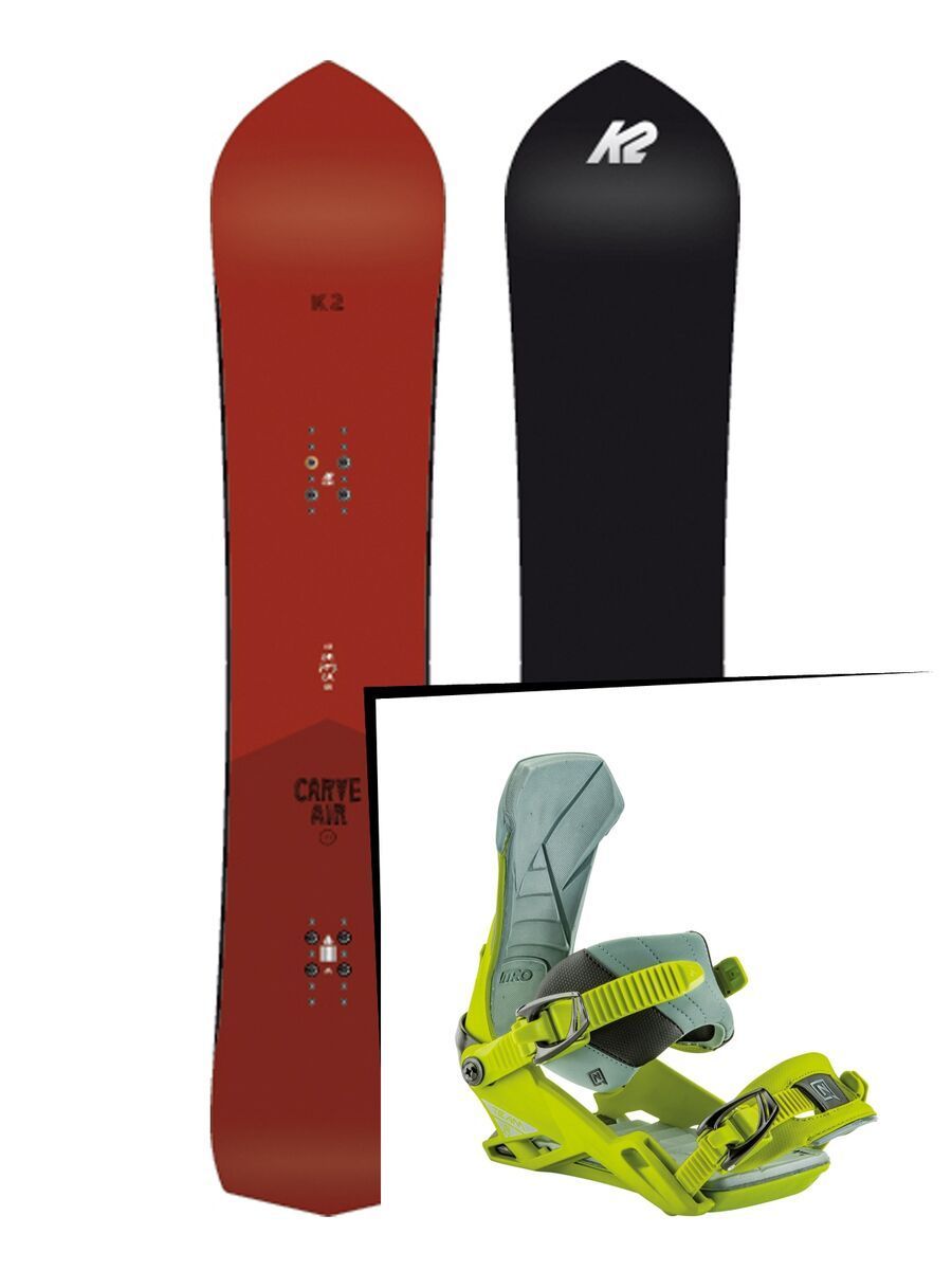 Set: K2 Carve Air 2017 + Nitro Team (1691288S) - Bild 1