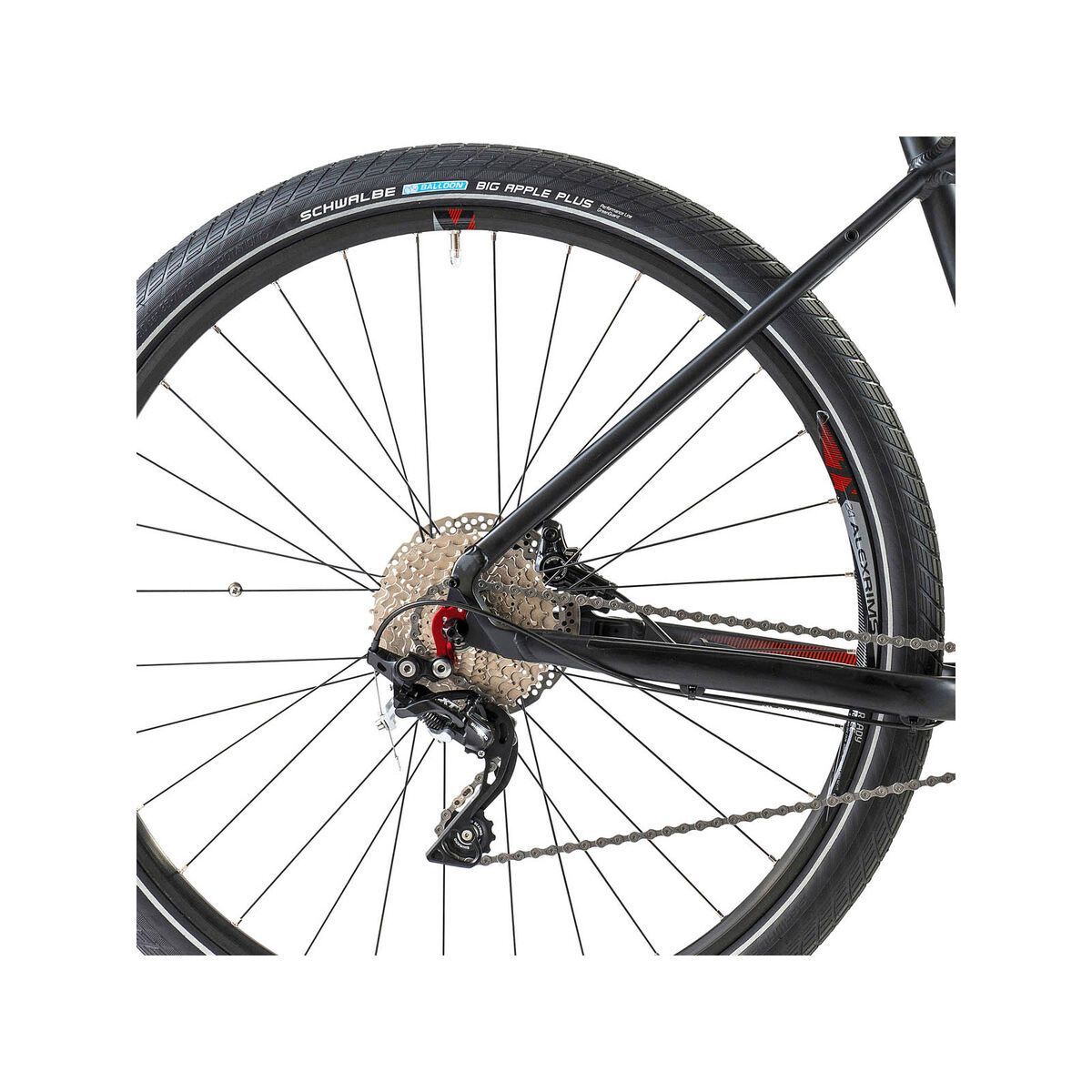 Cube SUV Hybrid 29, black/red - Bild 4