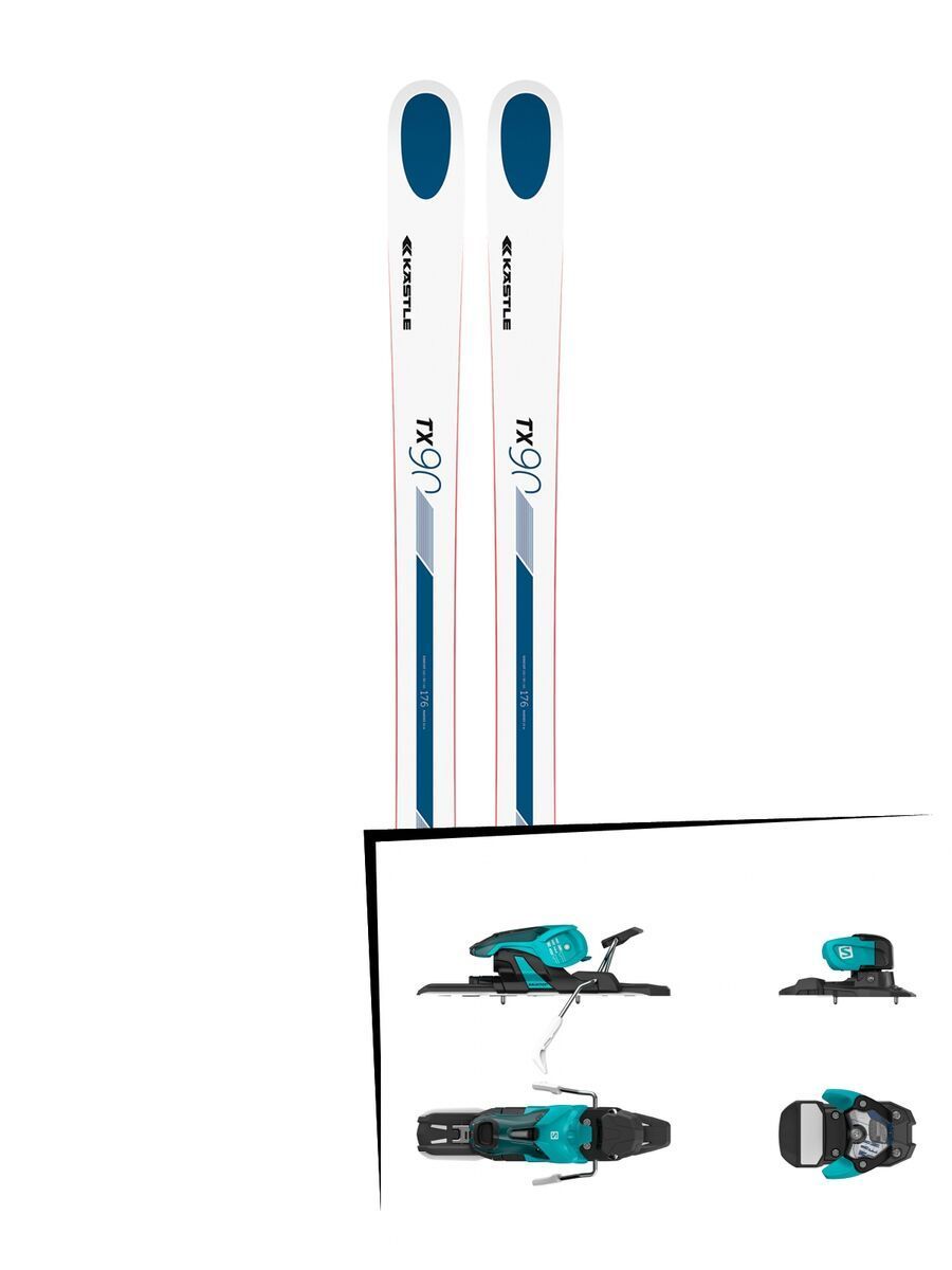 Set: Kästle TX90 2019 + Salomon Warden 11 turquoise/black - Bild 1