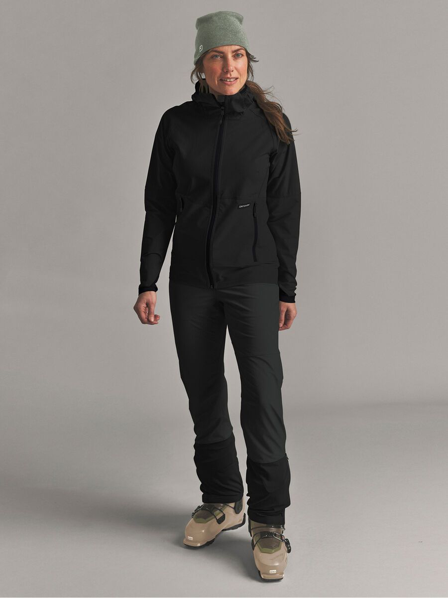 Ortovox Venet Softshell Pants W, black raven - Bild 3