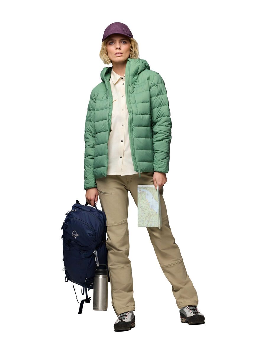 Norrona femund down700 Zip Hood W's, dark ivy - Bild 7