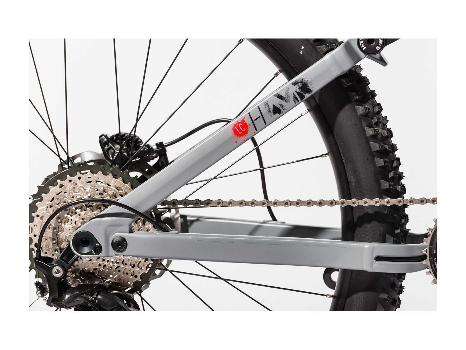 Ghost H AMR 8 LC, micro chip gray/riot red - Bild 4