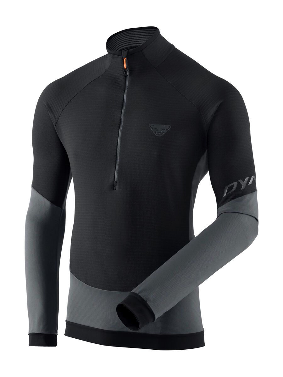 Dynafit TLT Light Thermal Men Longsleeve 1/2 Zip, black out - Bild 1