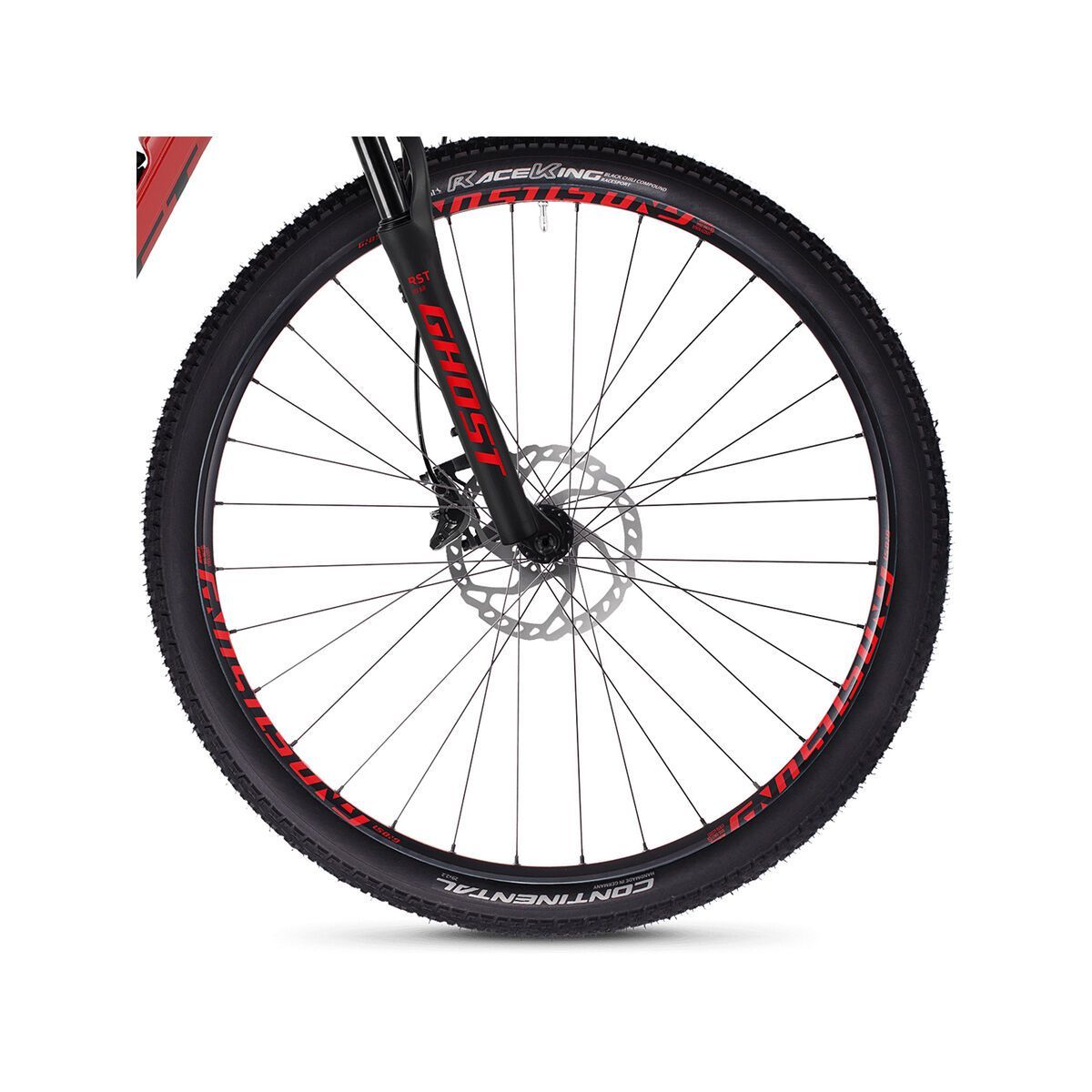 Ghost Hybride Square Cross B4.9 W AL, riot red/jet black - Bild 3