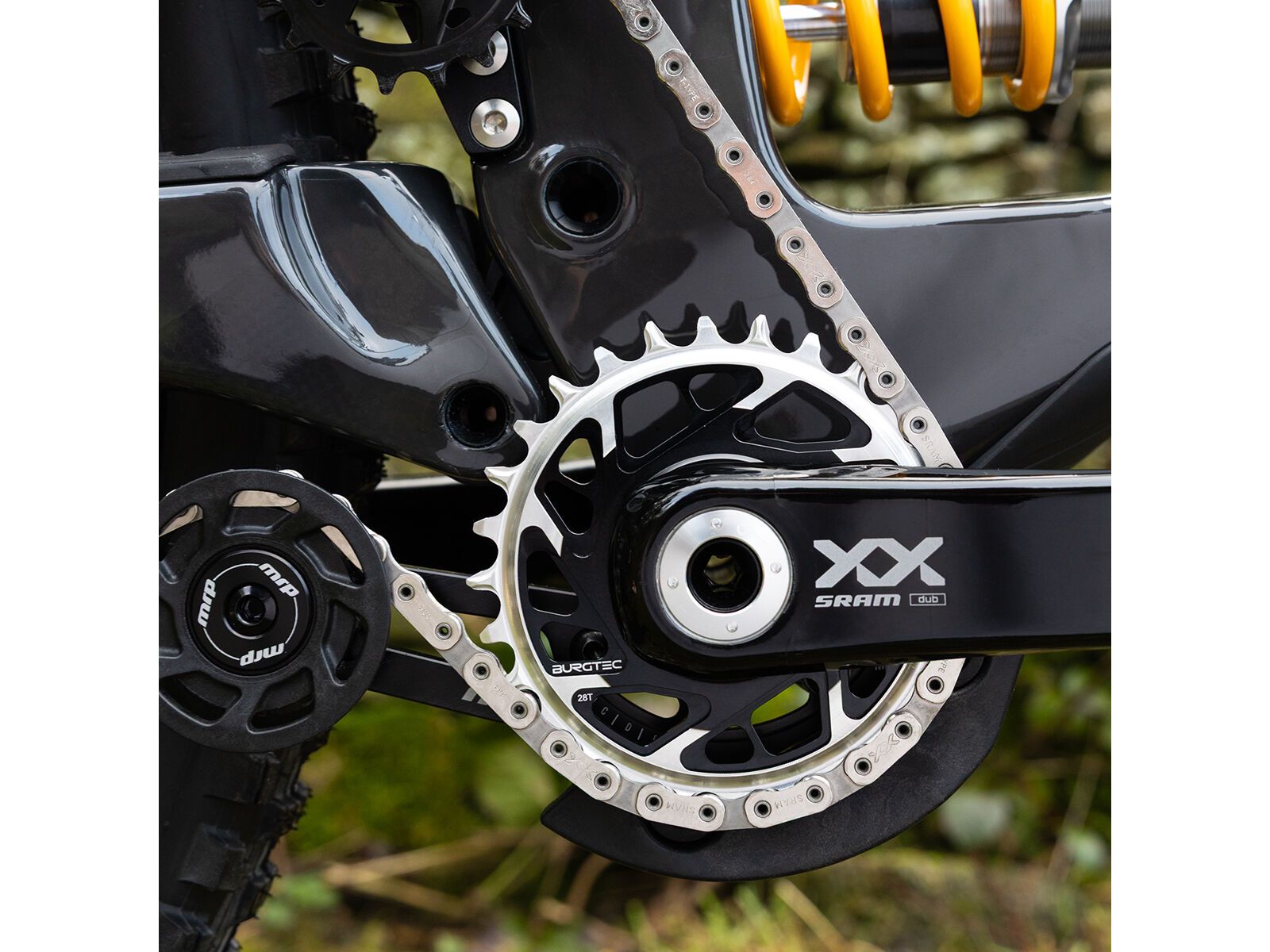 Burgtec 3 mm Offset Thick Thin Chainring SRAM 8-Bolt, black - Bild 17