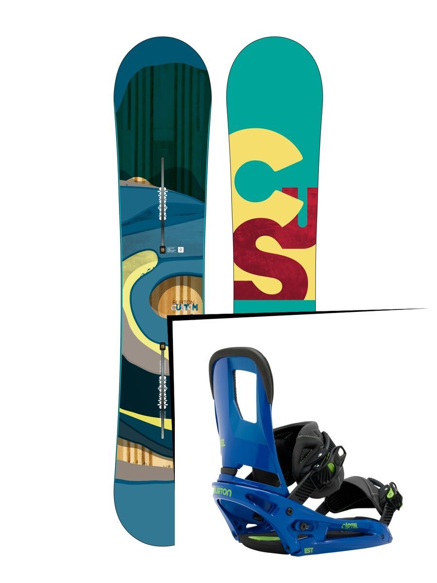 Burton Set: Custom Wide 2016 + Burton Cartel EST - Bild 1