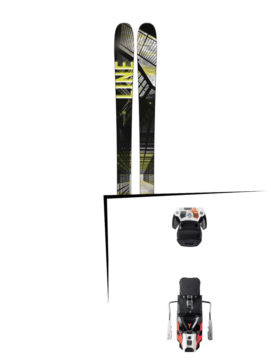 Set: Line Tom Wallisch Pro 2018 + Atomic Warden MNC 13 white/black/orange - Bild 1