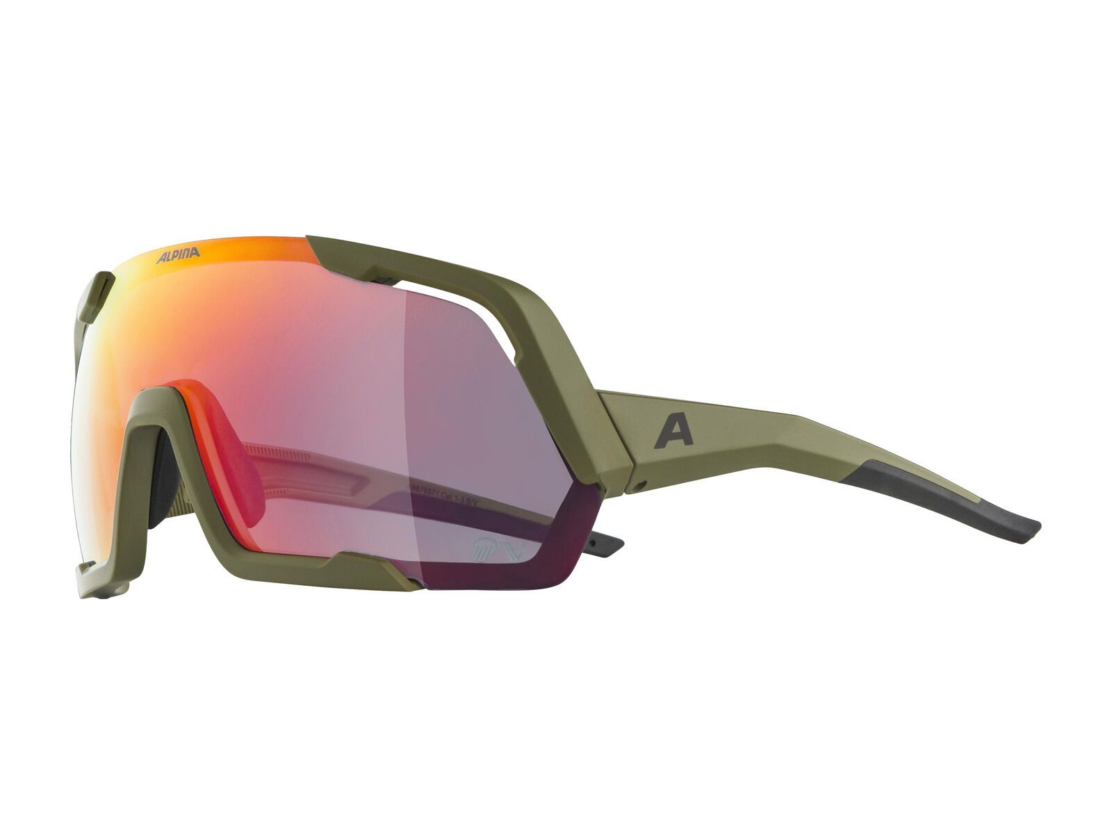 Alpina Rocket QV, QuattroVarioflex Mirror Rainbow / olive matt - Bild 1