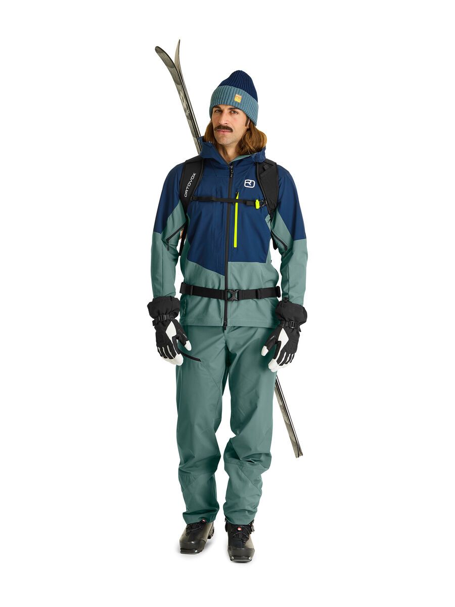 Ortovox Merino Deep Shell Mesola Jacket M, deep ocean - Bild 4