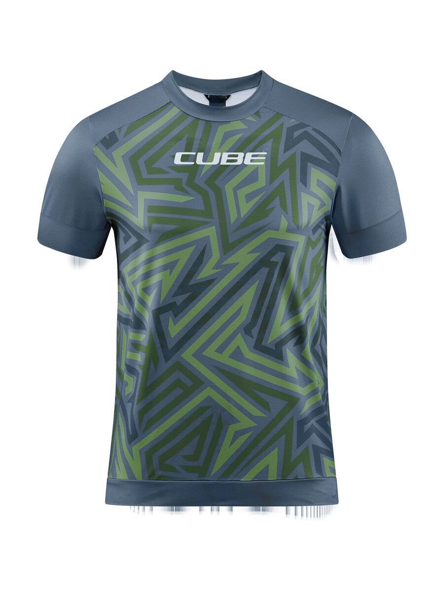 Cube ATX Rundhalstrikot TM kurzarm, olive´n´grey - Bild 1