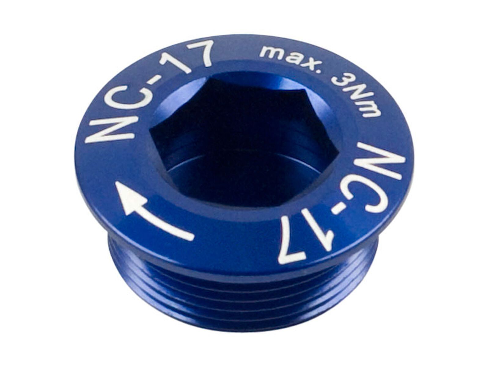 NC-17 Hollow II M20x1 MTB Kurbelschraube, blue - Bild 1
