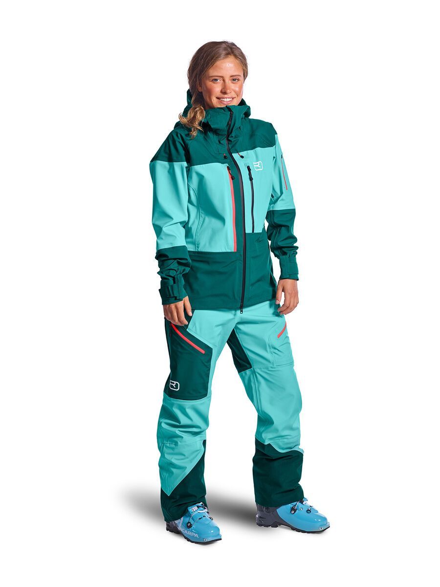 Ortovox 3L Guardian Shell Jacket W, pacific green - Bild 9