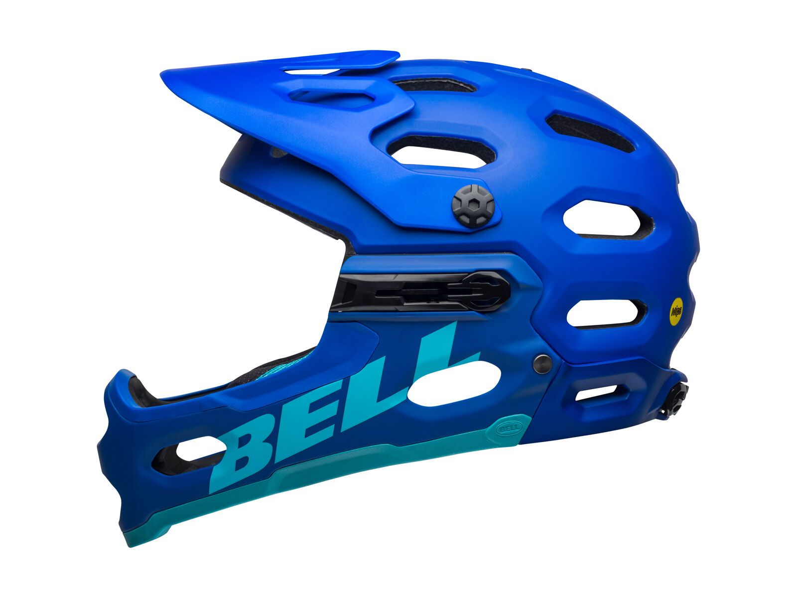 Bell Super 3R MIPS, matte blue/bright blue - Bild 4