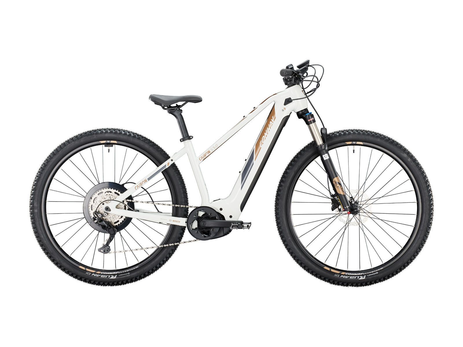 Conway Cairon S 5.0 Trapez, pearlwhite / brown metallic - Bild 1