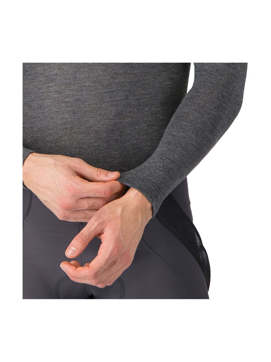 Castelli Medio Base Layer Long Sleeve, melange gray - Bild 3