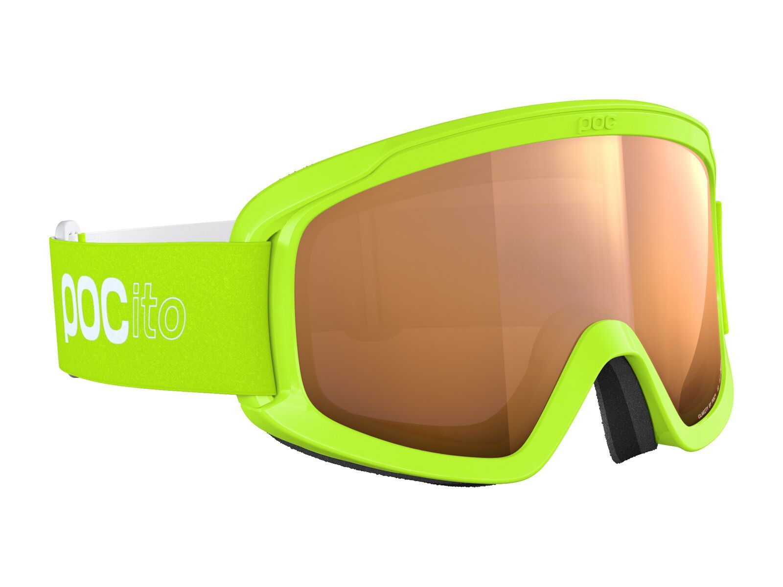 POC POCito Opsin, Partly Sunny Light Orange / fluorescent yellow/green - Bild 3