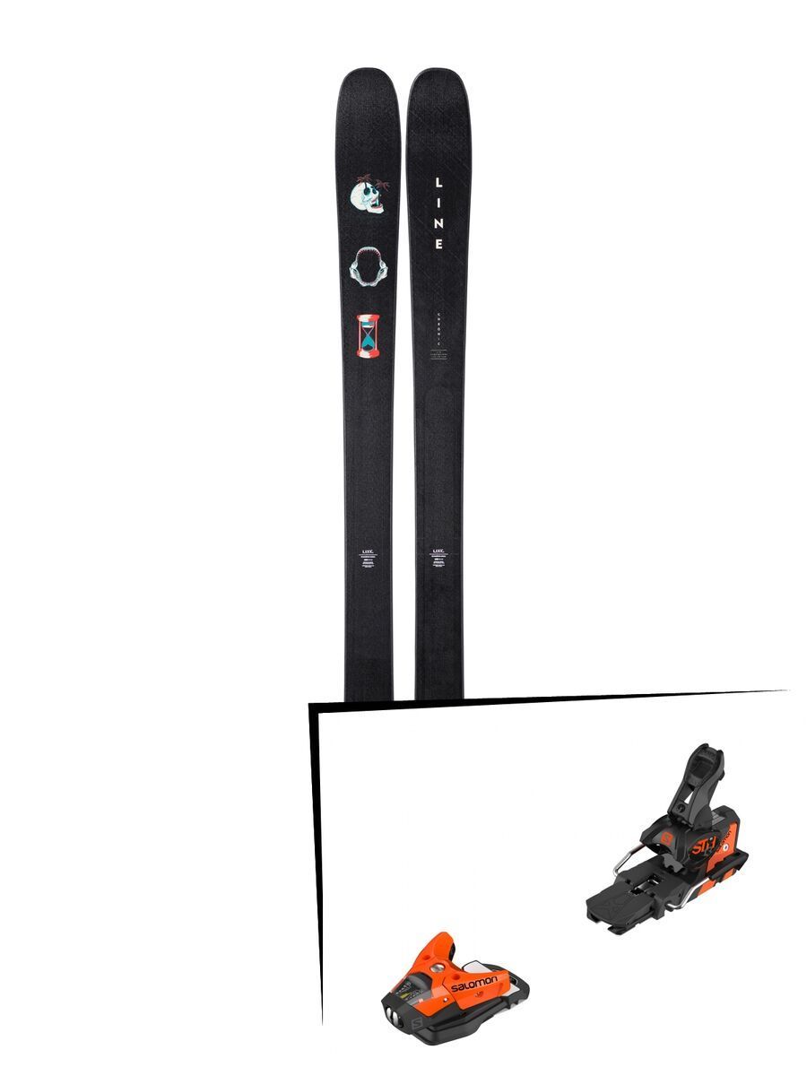 Set: Line Chronic 2019 + Salomon STH2 WTR 13 orange/black - Bild 1