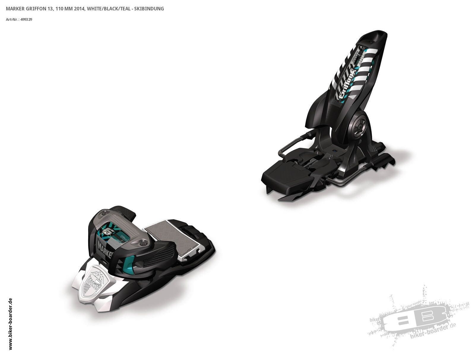 K2 SKI Set: Sidestash Rolling Stones Limited 2013 + Marker Griffon 13 - Bild 3