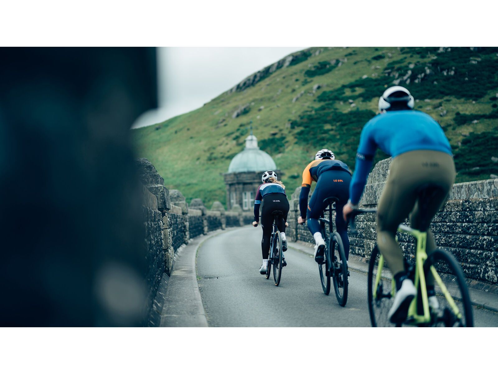 Le Col Womens Sport Tricolour Long Sleeve Jersey, navy/powder blue/purple - Bild 10