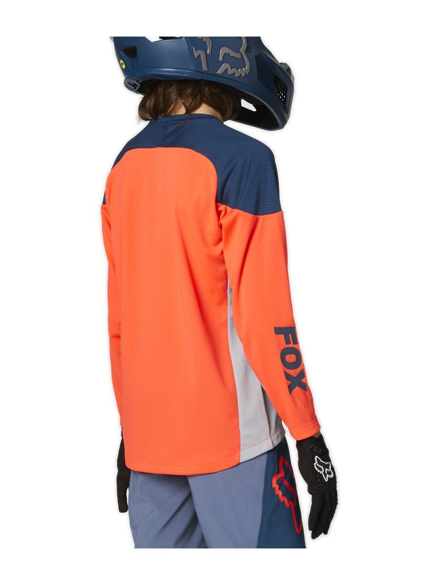 Fox Youth Defend LS Jersey Graphic 2, atomic punch - Bild 4
