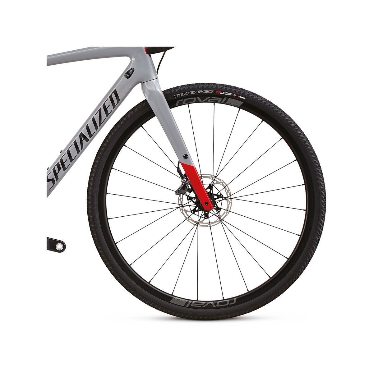 Specialized Diverge Expert, gloss cool grey/black/flo red - Bild 4
