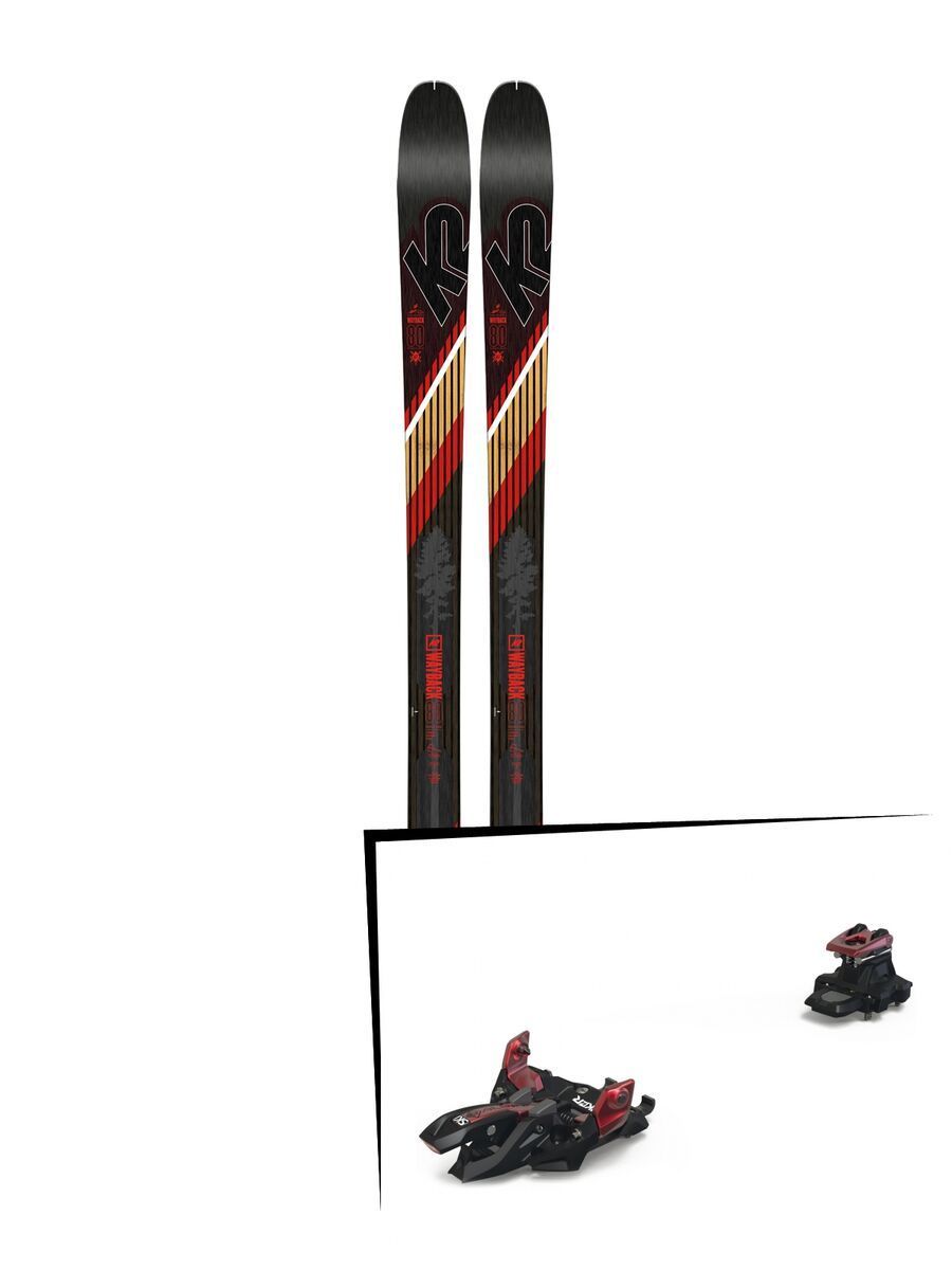 Set: K2 SKI Wayback 80 2019 + Marker Alpinist 12 (2319300) - Bild 1