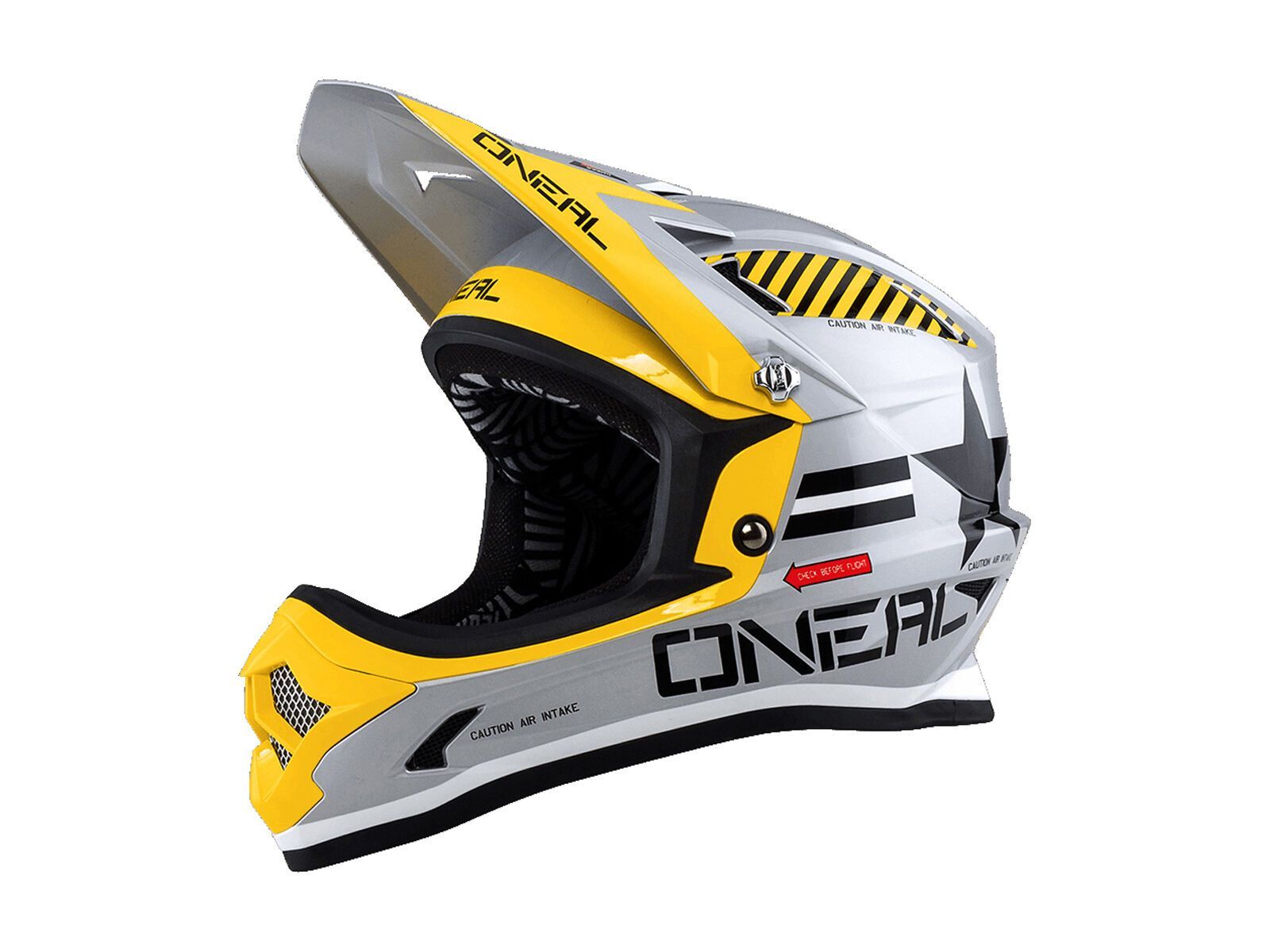 ONeal Fury Fidlock DH Helmet Evo Afterburner, silver - Bild 1