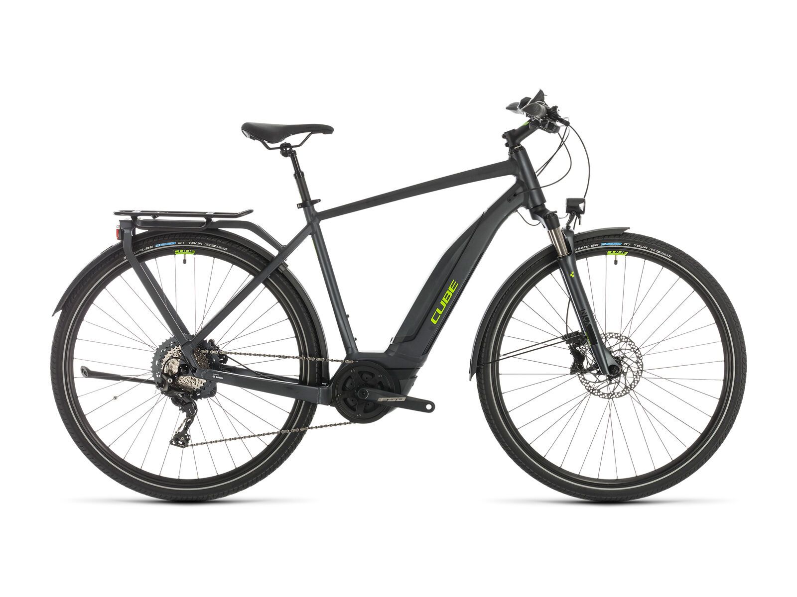 *** 2. Wahl *** Cube Touring Hybrid EXC 2020, iridium´n´green - E-Bike | Größe 62 cm - Bild 1