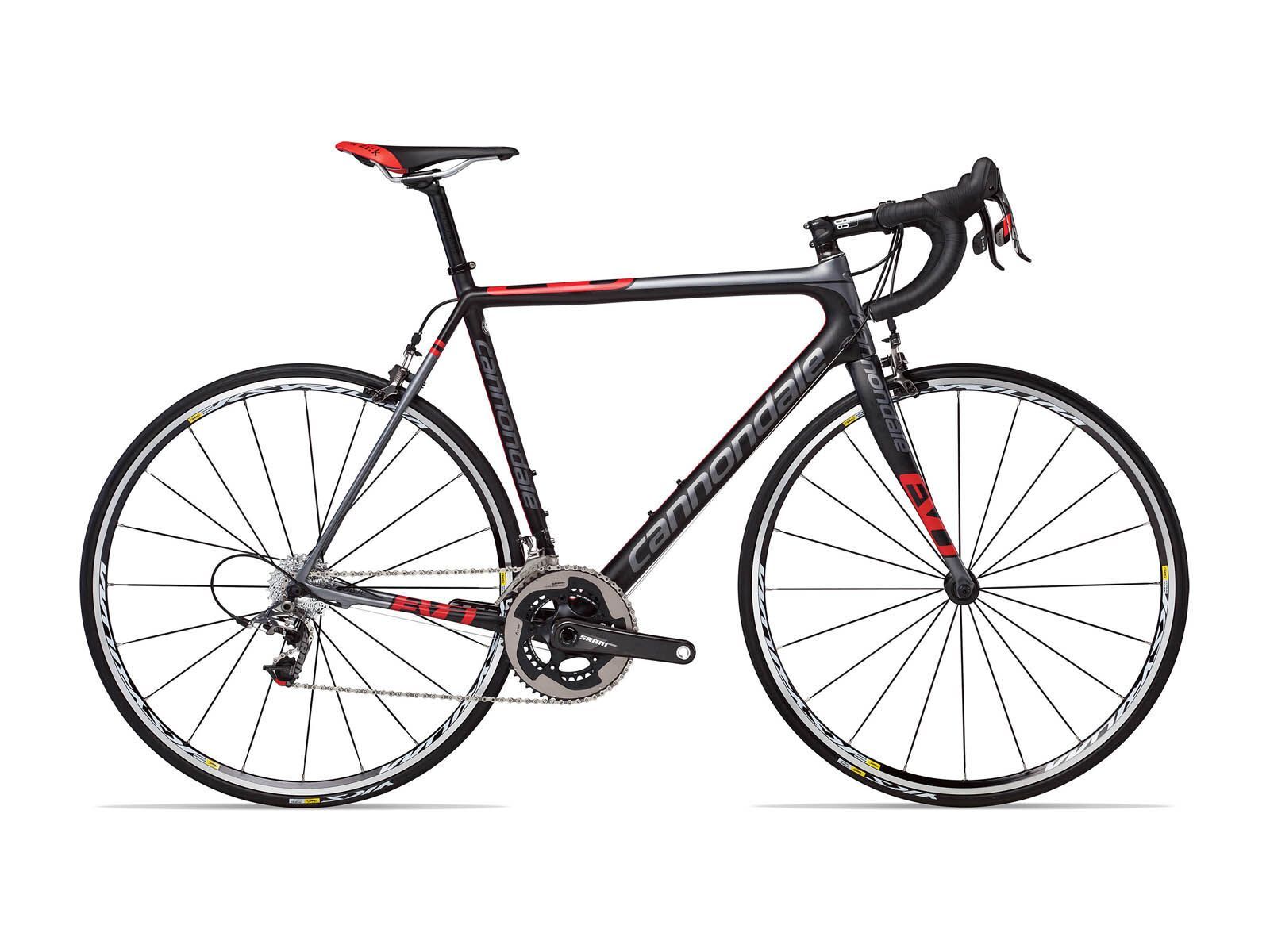 *** 2. Wahl *** Cannondale SuperSix Evo 2 Red 2013, exposed carbon w/ charcoal gray matte - Rennrad | Rahmenhöhe 58 cm | Bild 1