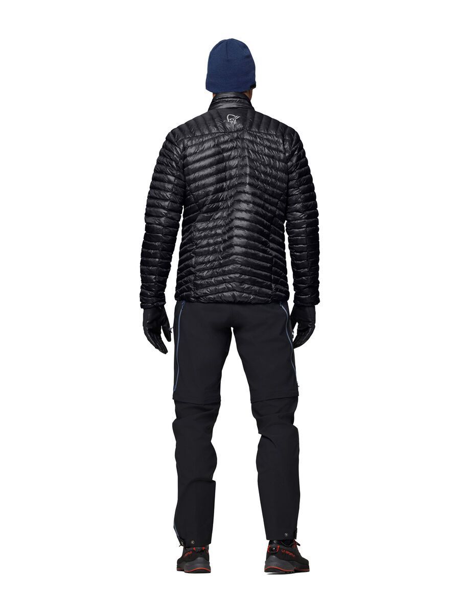 Norrona trollveggen down800 super light Jacket M's, caviar black - Bild 7