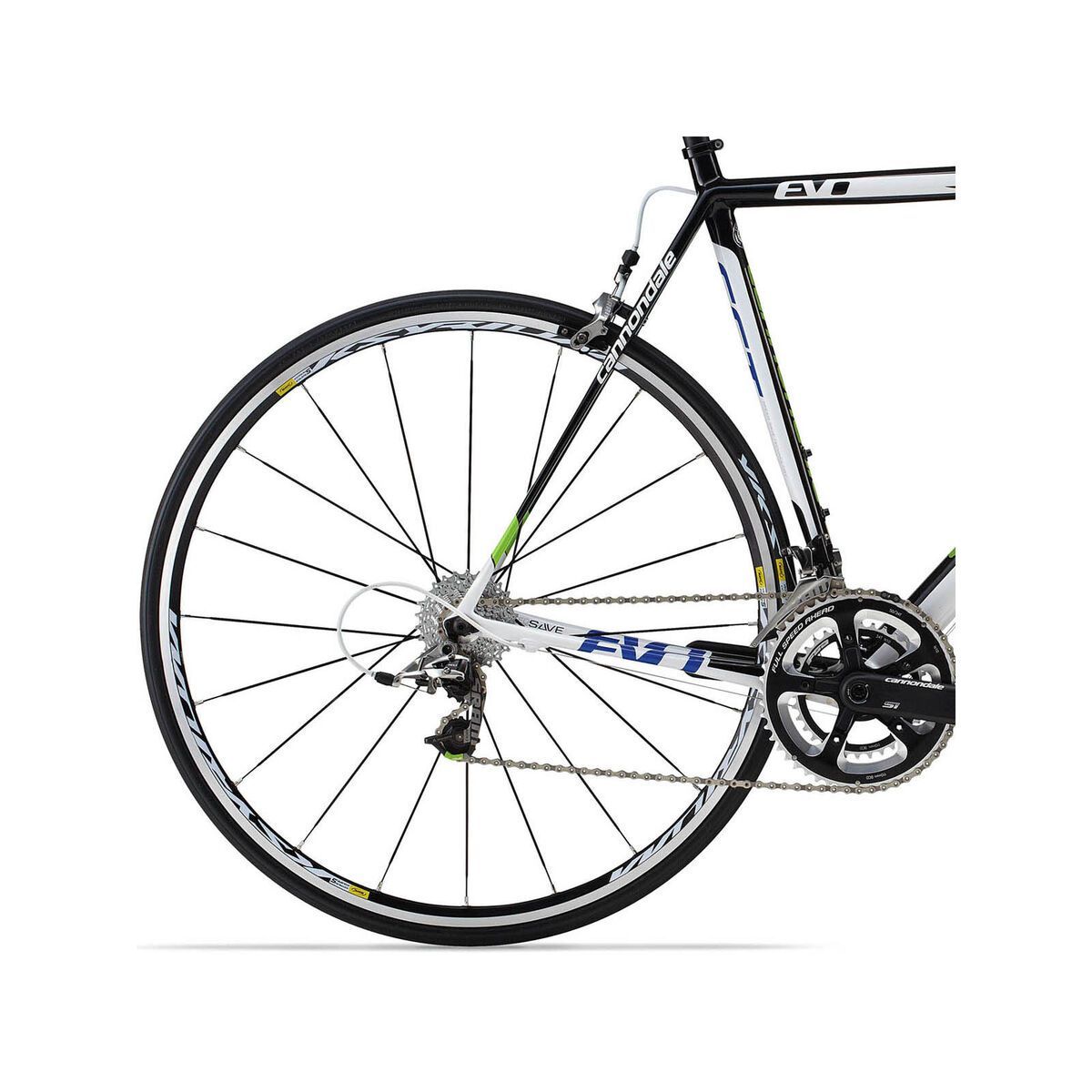 Cannondale SuperSix Evo Red, grün/weiß - Bild 4