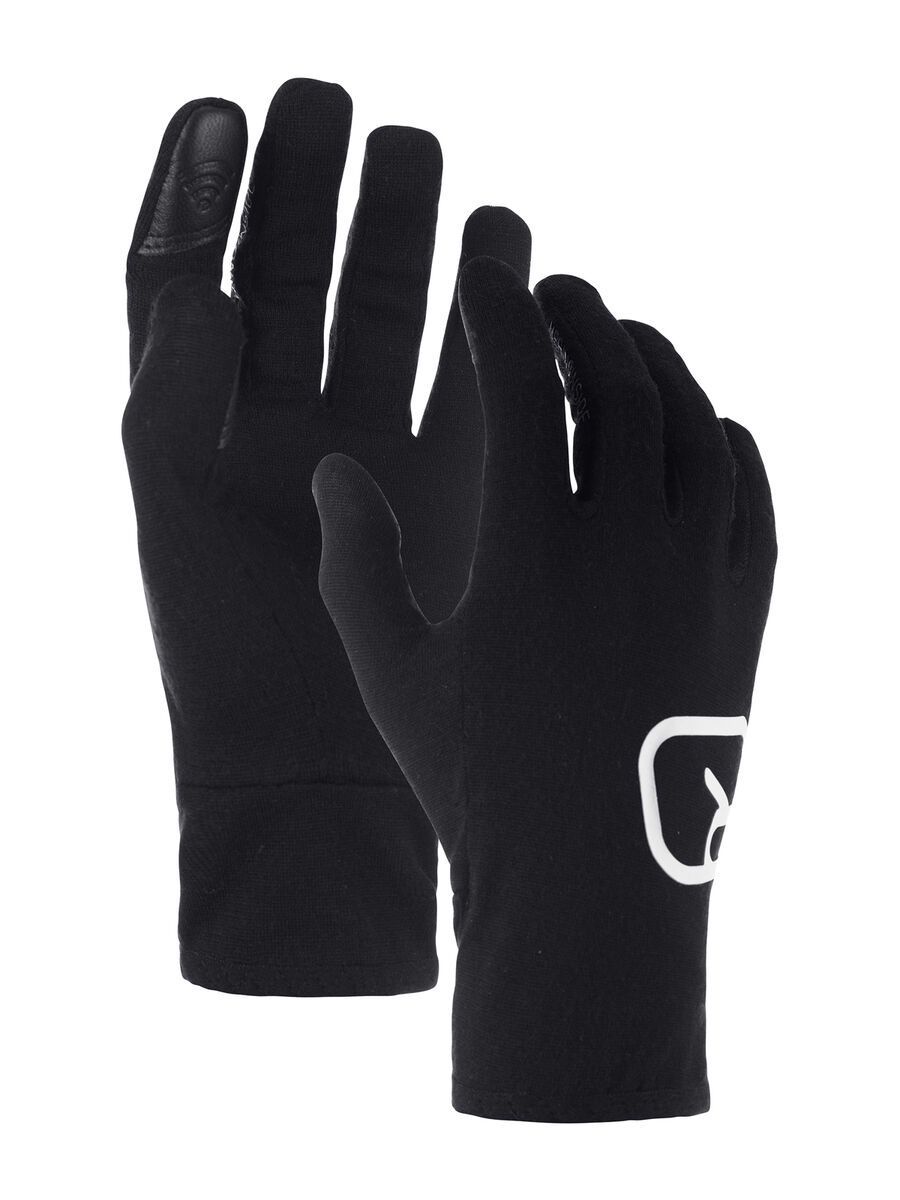 Ortovox 185 Rock'n'Wool Glove Liner W, black raven - Bild 1