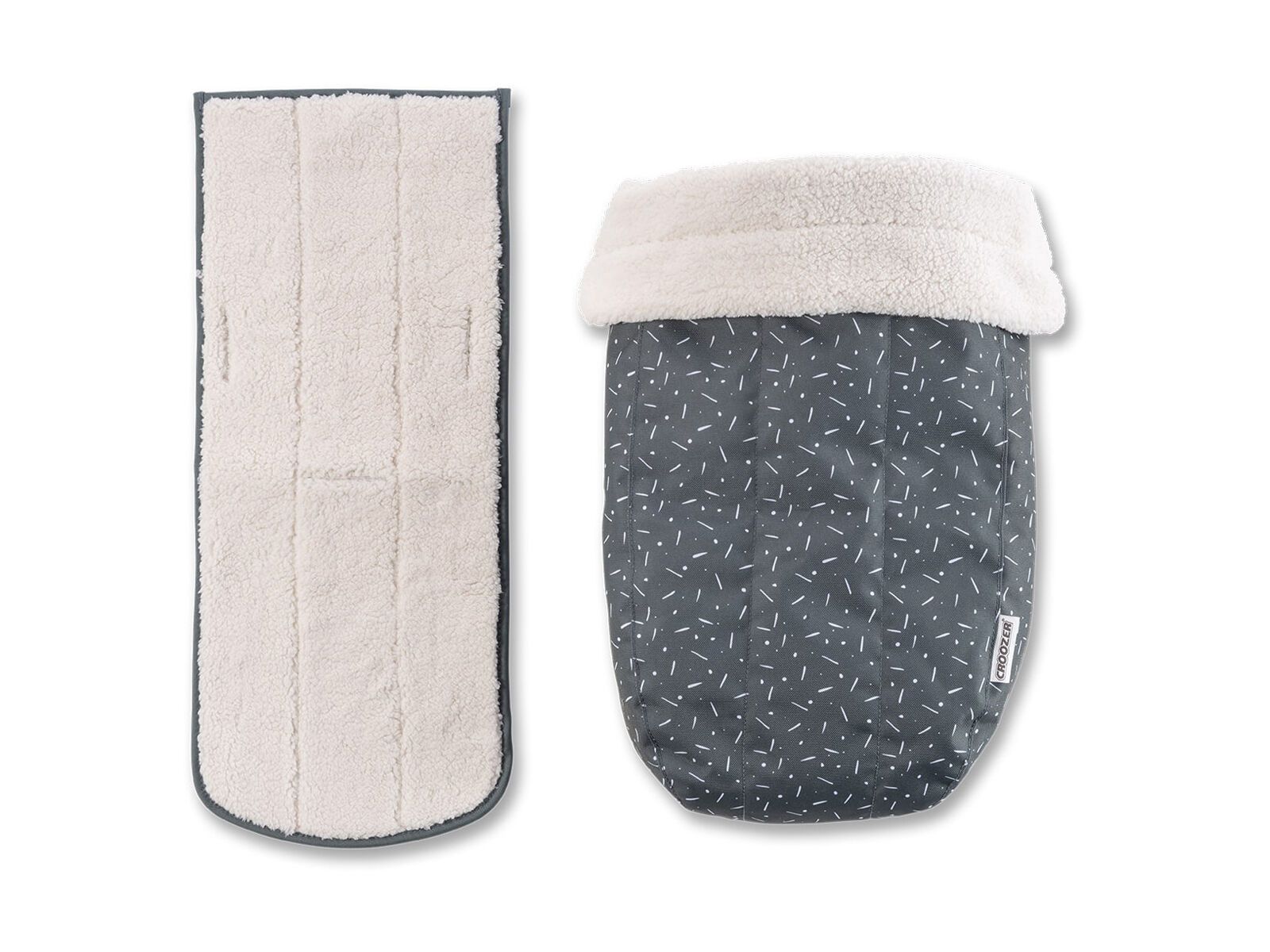 Croozer Winter-Set (für Babysitz ab 2018), graphite blue/white - Bild 1