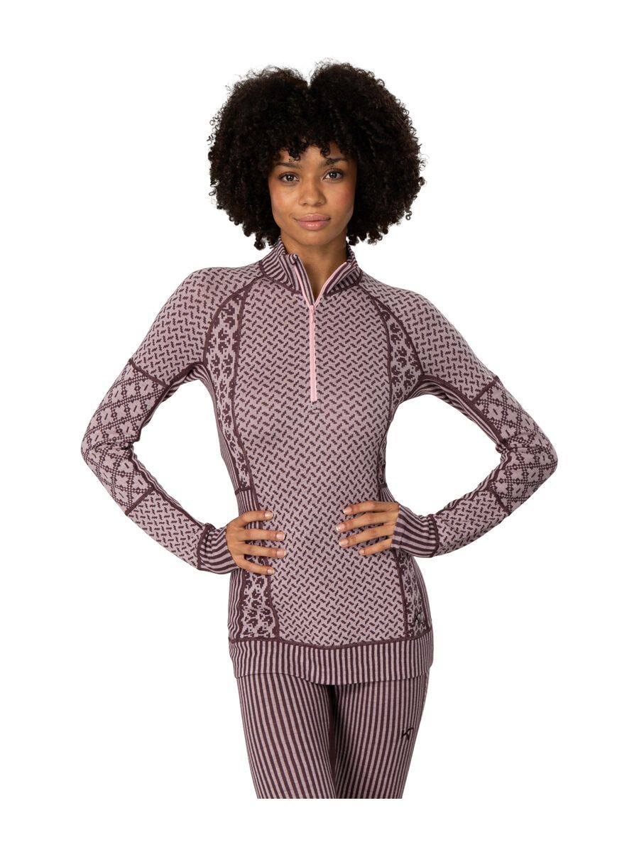 Kari Traa Smekker Half Zip, cocoa powder - Bild 3