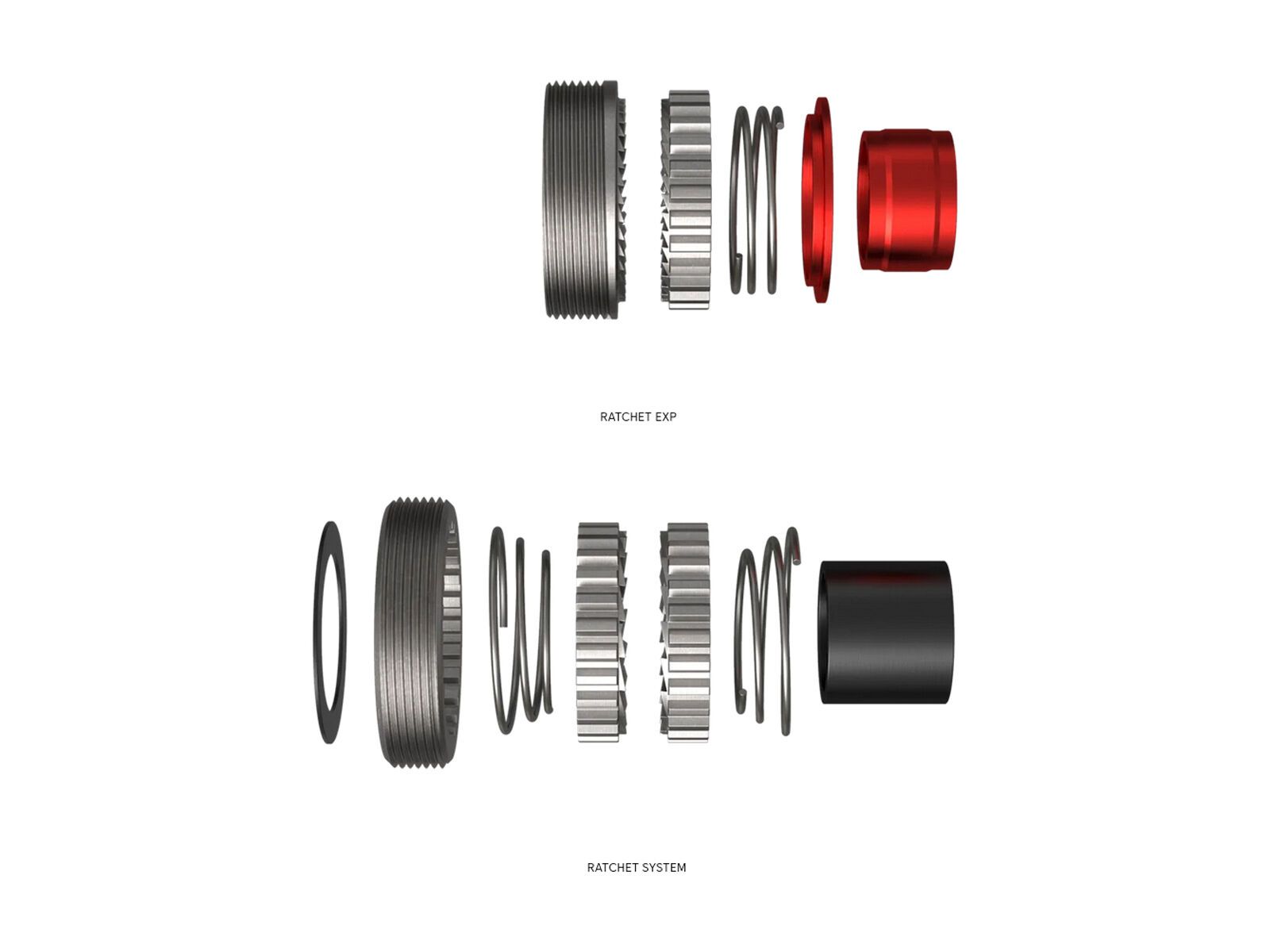 DT Swiss Rotor Kit Ratchet EXP Road / Shimano Micro Spline - Bild 3