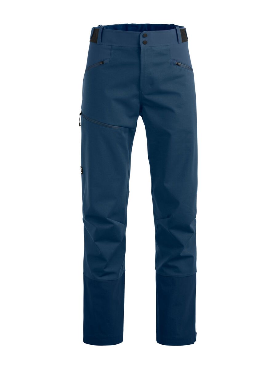 Ortovox Ortler Softshell Plus Pants M, blue nunatak - Bild 1