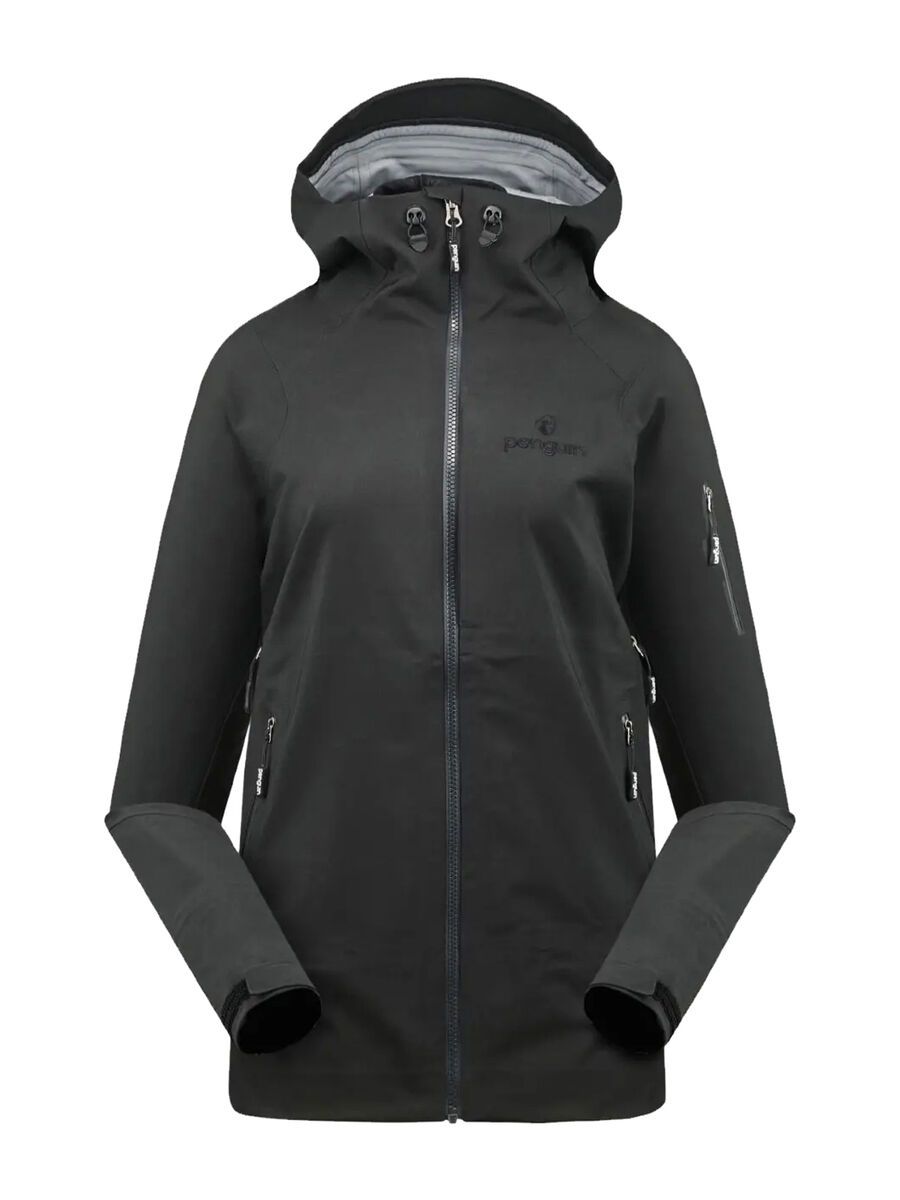 Penguin Frauen 3 Lagen Dermizax Shell Jacke, charcoal black - Bild 1