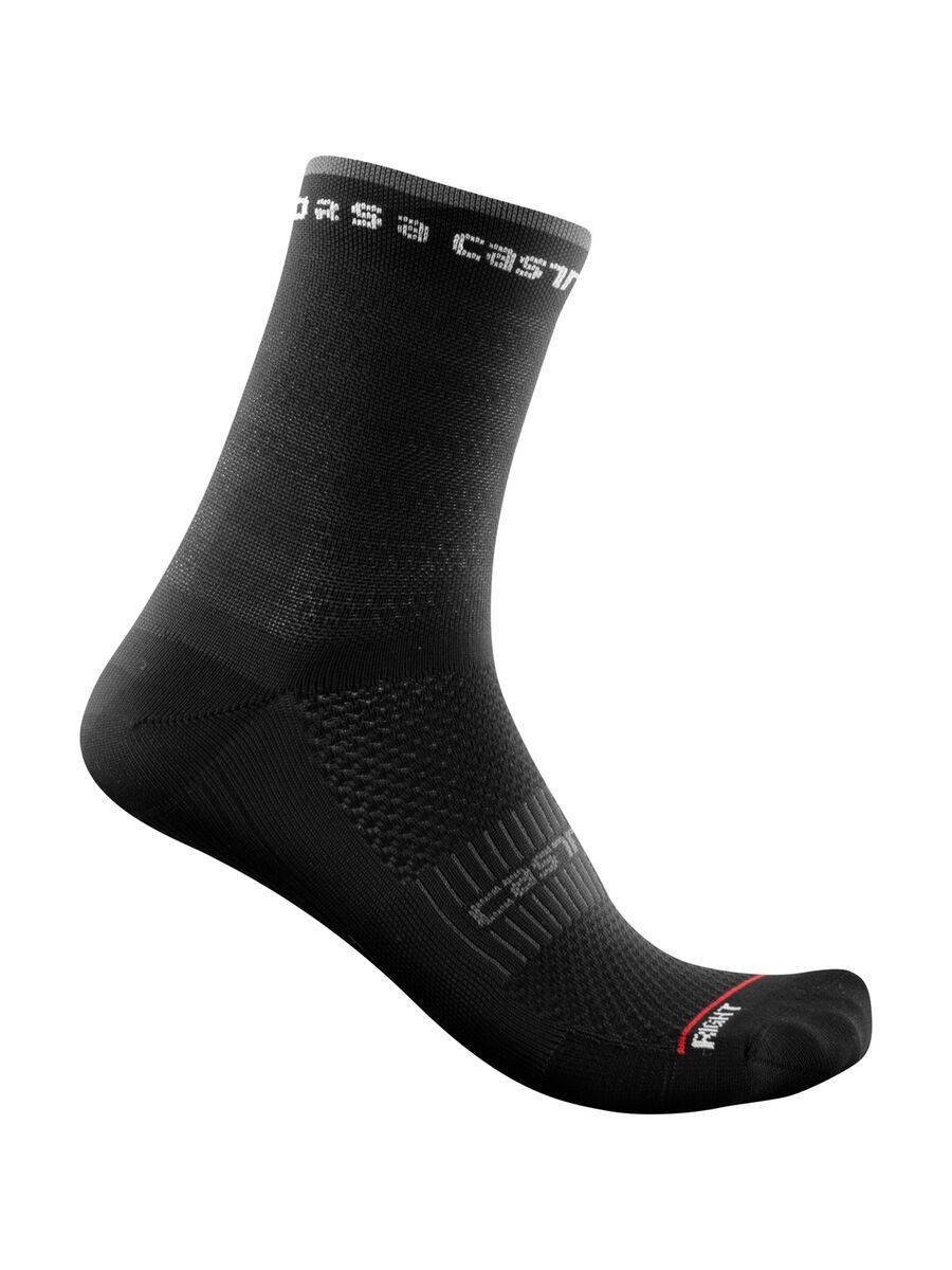 Castelli Rosso Corsa W 11 Sock, black - Bild 1