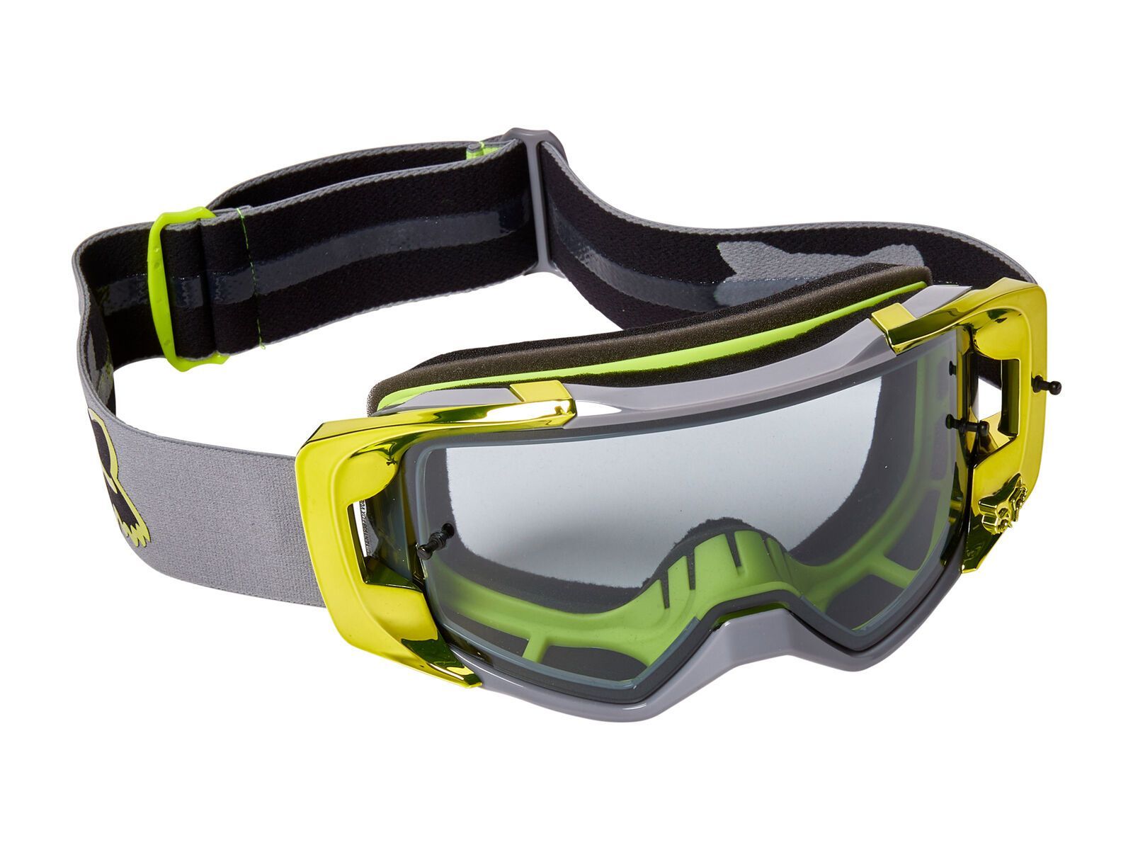 Fox Vue Stray Goggle - Dark Grey, fluorescent yellow - Bild 1