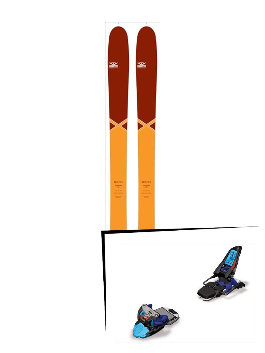 Set: DPS Skis Cassiar 95 Pure3 2016 + Marker Squire 11 (1247019) - Bild 1