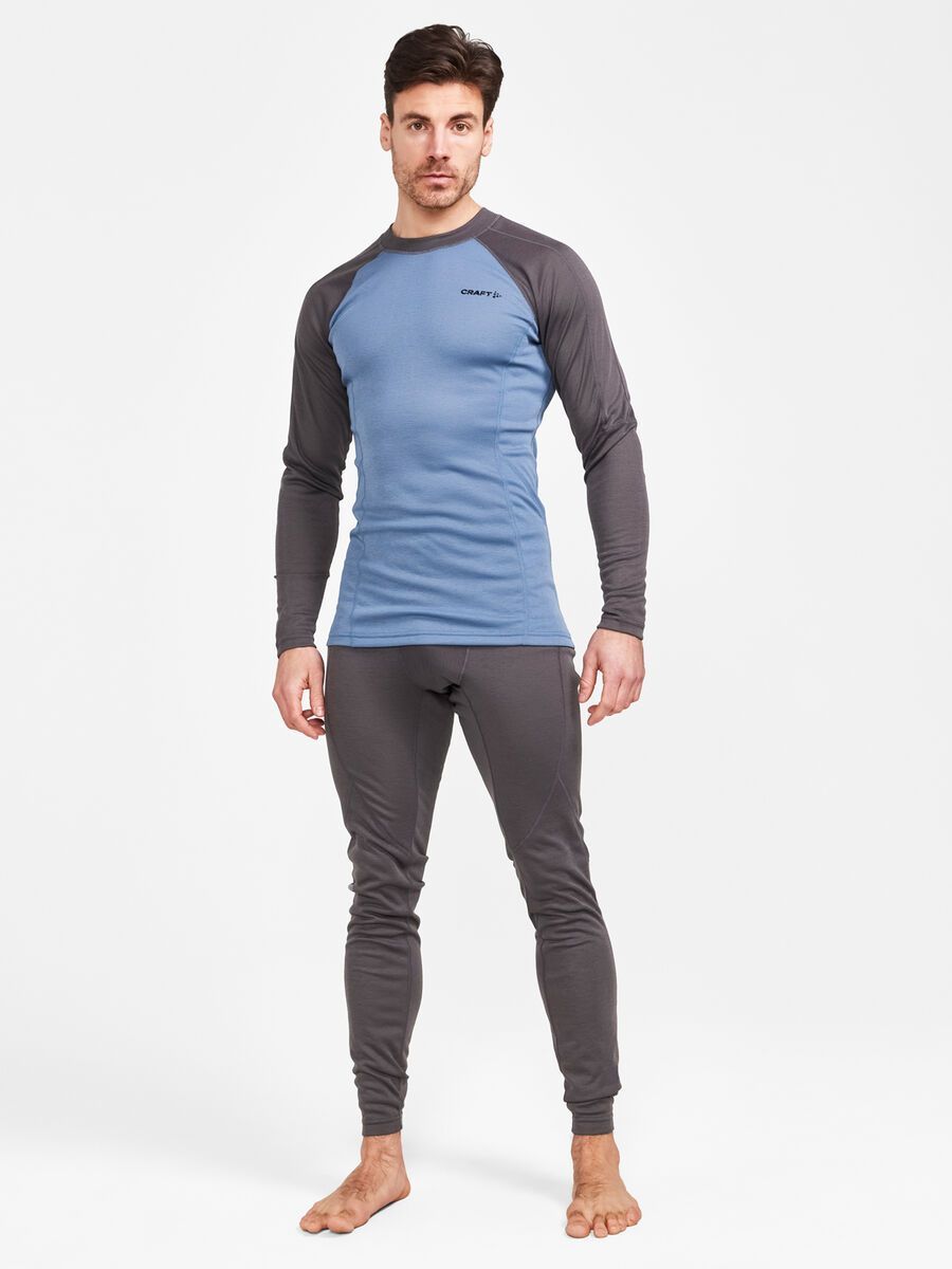 Craft Core Warm Baselayer LS Tee M, granite-flow - Bild 5