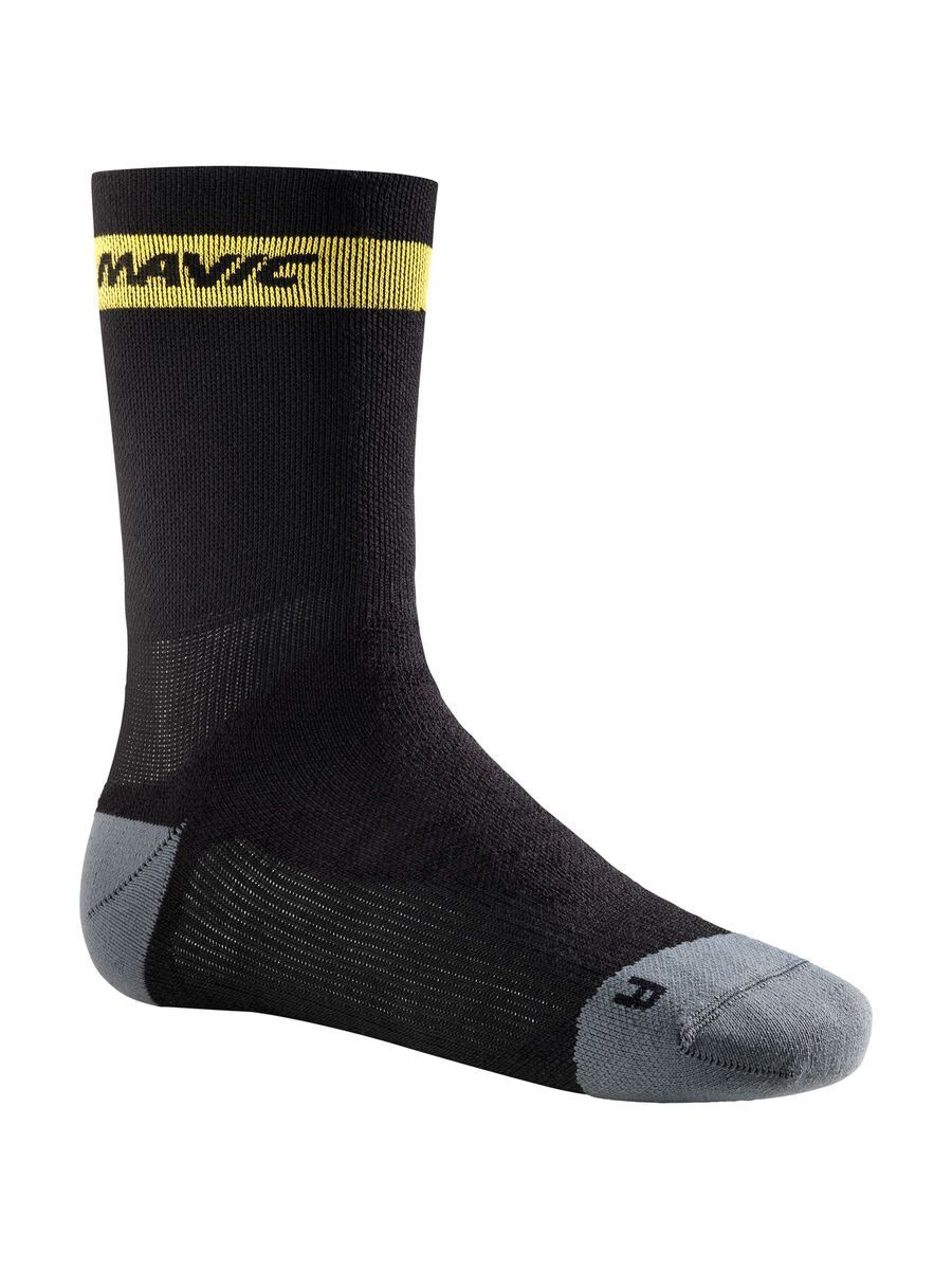 Mavic Ksyrium Elite Thermo Sock, black / dark cloud - Bild 1