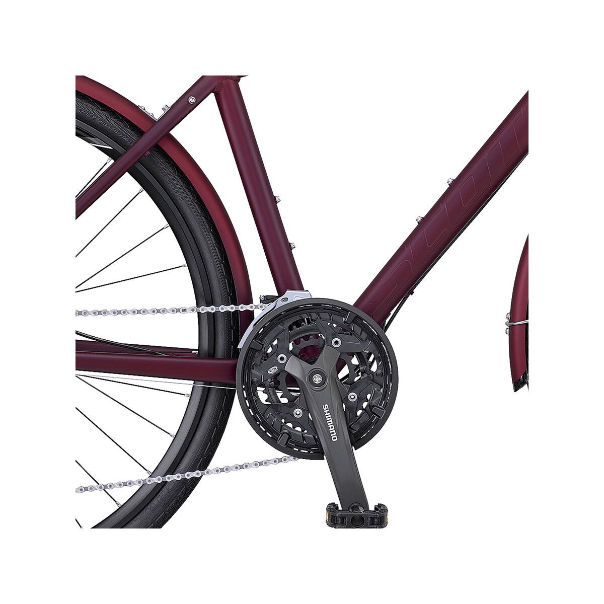 Scott Sub Speed 20, bordeaux/orange - Bild 3