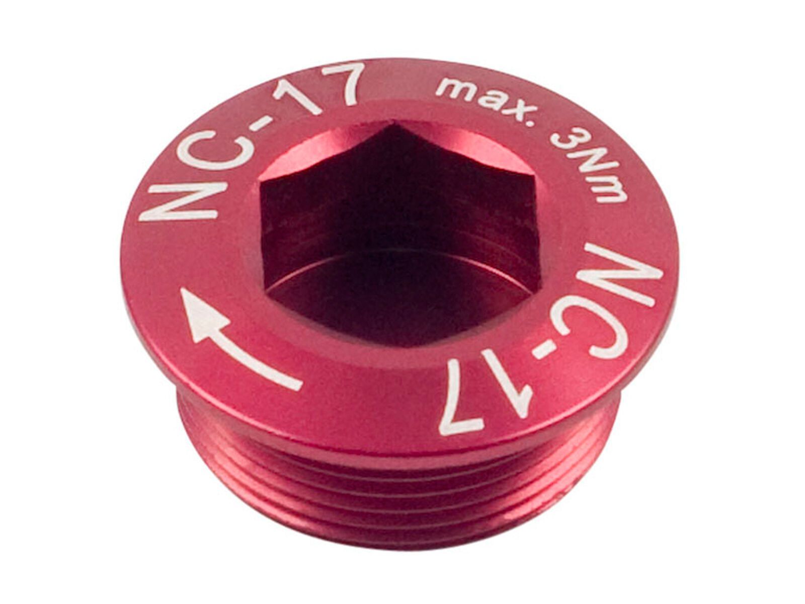 NC-17 Hollow II M20x1 MTB Kurbelschraube, red - Bild 1