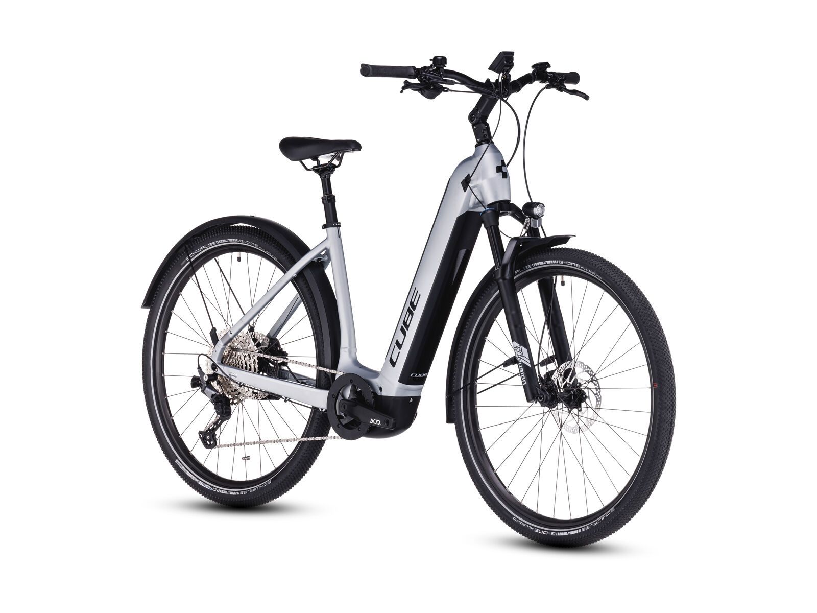 Cube Nuride Hybrid EXC Allroad 625 Easy Entry, polarsilver´n´black - Bild 2