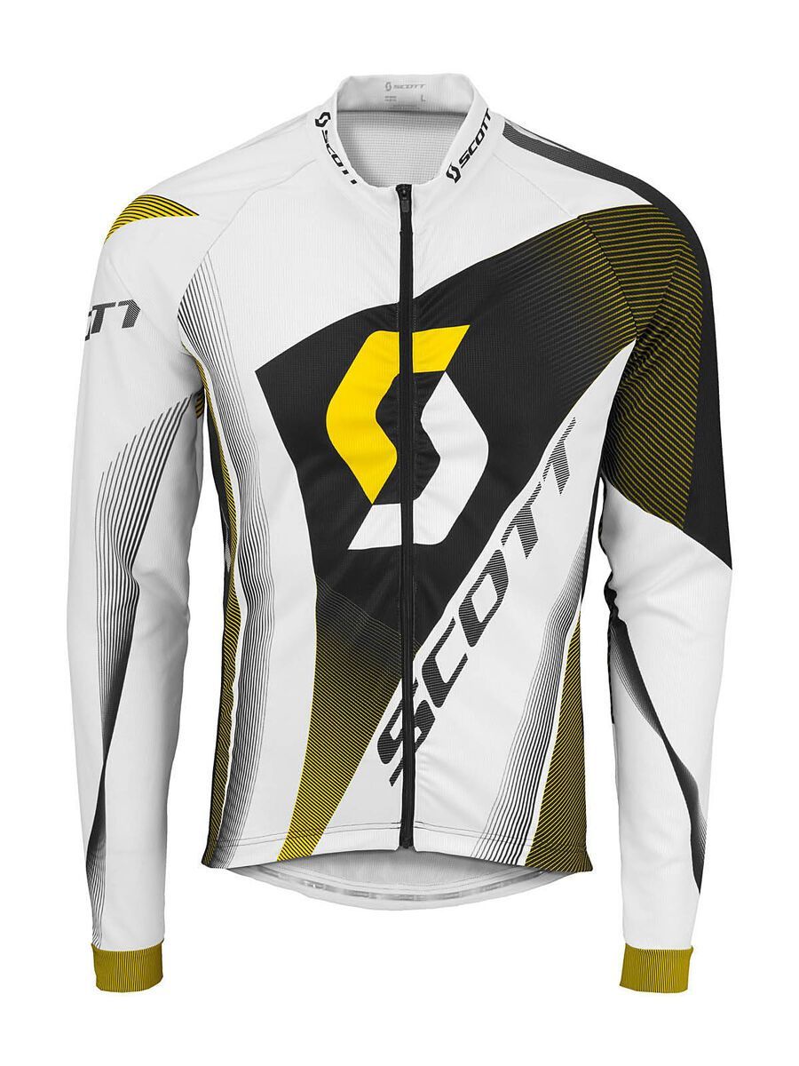 Scott RC Pro l/sl Shirt, white/yellow rc - Bild 1