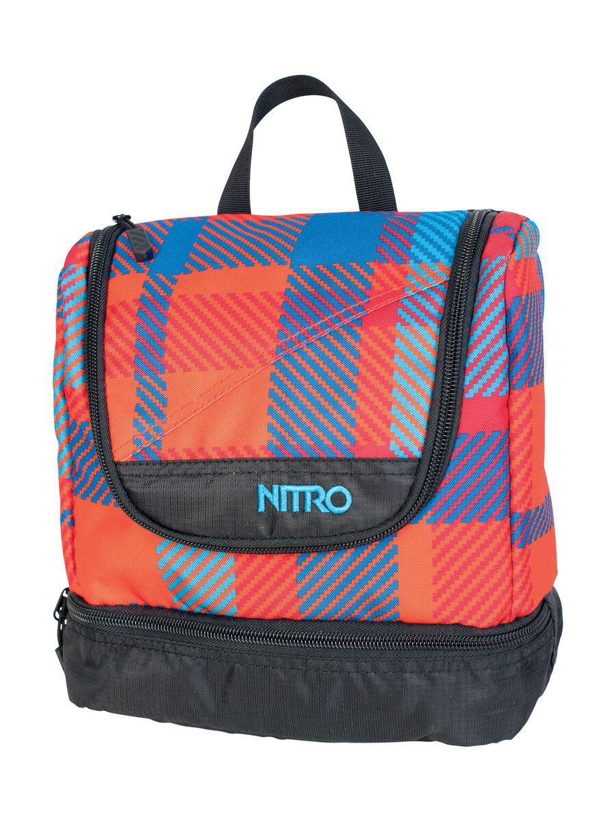 Nitro Travel Kit, plaid red blue - Bild 1