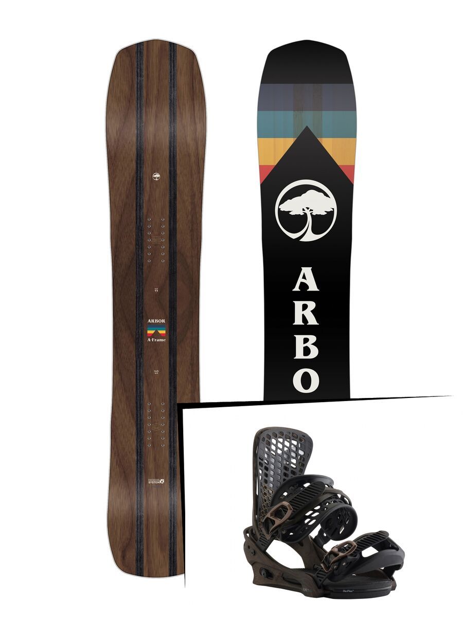 Set: Arbor A-Frame 2019 + Burton Genesis painted wood - Bild 1